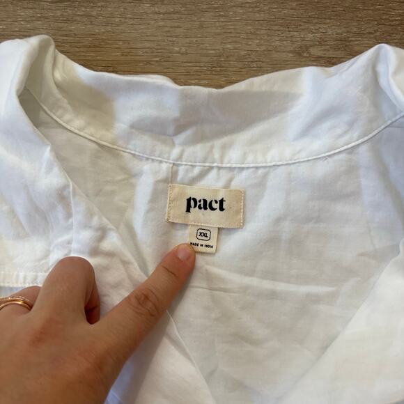 Pact Women's Sunset Lightweight Cotton Popover Top - Picture 4 of 5